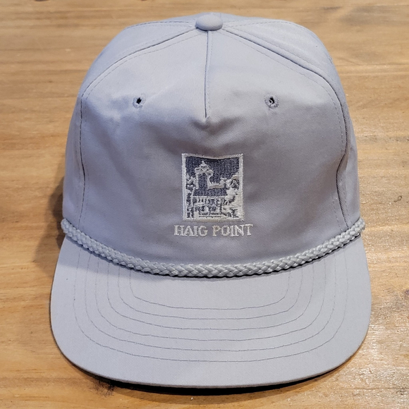 Aureus Other - Vintage Haig Point Golf Country Club Hat 80s 90s Gray Rope SC One Size Golfer